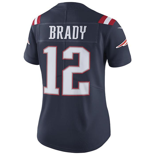 Ladies Nike Tom Brady Color Rush Limited Jersey-Navy