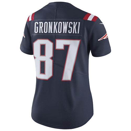 Ladies Nike Rob Gronkowski Color Rush Limited Jersey-Navy