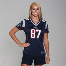 Load image into Gallery viewer, Ladies Nike Rob Gronkowski Game Jersey-Navy
