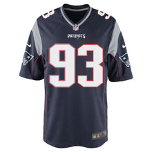 Load image into Gallery viewer, Nike Lawrence Guy #93 Game Jersey-Navy
