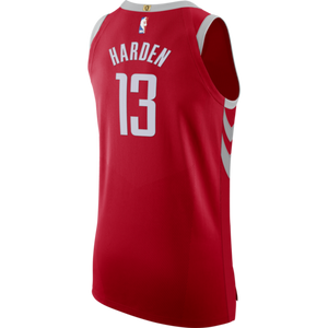 13 - James Harden Houston Rockets Icon Edition Authentic Jersey - Red