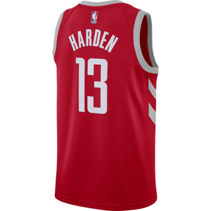 13 - James Harden Houston Rockets Icon Edition Swingman Jersey - Red