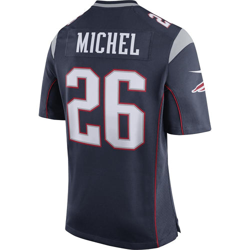Nike Sony Michel #26 Game Jersey-Navy