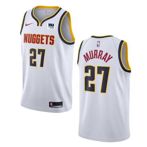 27 - Jamal Murray Denver Nuggets Swingman Association Jersey - White