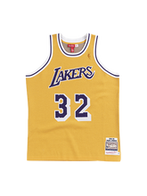 Load image into Gallery viewer, 32 - Los Angeles Lakers Johnson Merino Knit Jersey - Gold