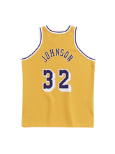 Load image into Gallery viewer, 32 - Los Angeles Lakers Johnson Merino Knit Jersey - Gold