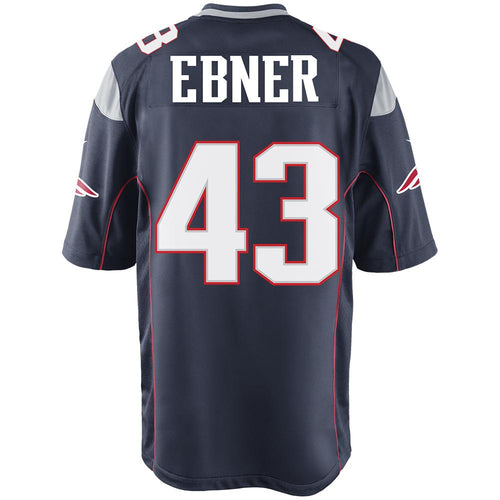 Nike Nate Ebner #43 Game Jersey-Navy