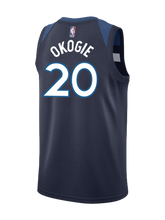 Load image into Gallery viewer, 20 - Minnesota Timberwolves Josh Okogie Icon Authentic Jersey - Grey