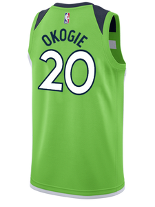 20 - Minnesota Timberwolves Josh Okogie Statement Swingman Jersey - Green
