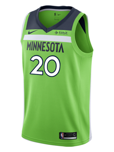 20 - Minnesota Timberwolves Josh Okogie Statement Swingman Jersey - Green