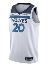 Load image into Gallery viewer, 20 - Minnesota Timberwolves Josh Okogie Association Swingman Jersey - White