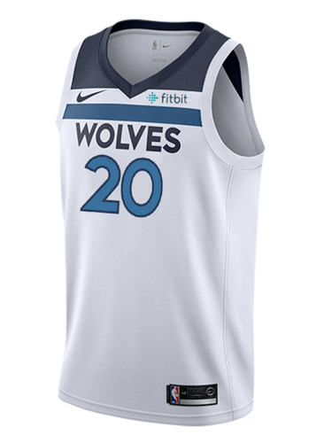 20 - Minnesota Timberwolves Josh Okogie Association Swingman Jersey - White