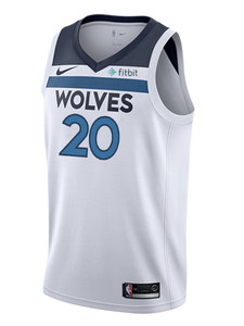 20 - Minnesota Timberwolves Josh Okogie Association Swingman Jersey - White