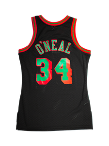 34 - Los Angeles Lakers Shaquille Oneal Christmas Swingman Jersey - Black