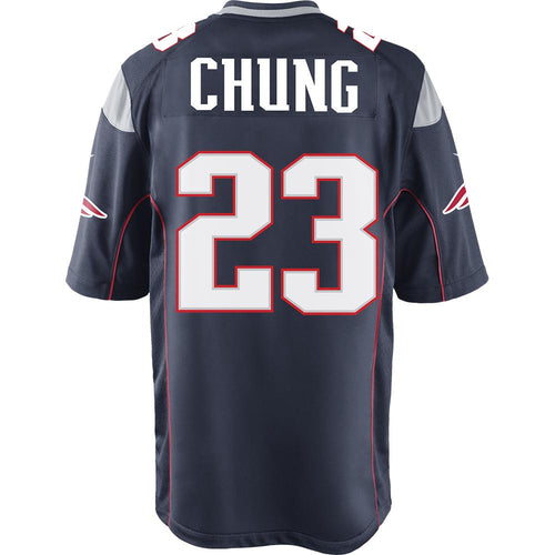 Nike Patrick Chung #23 Game Jersey-Navy