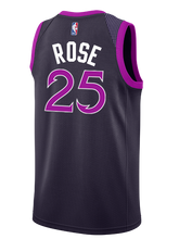 Load image into Gallery viewer, 25 - Minnesota Timberwolves City Edition Derrick Rose Swingman Jersey - Black