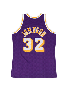 32 - Los Angeles Lakers Johnson 84 Swingman Jersey - Purple
