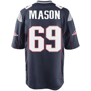 Nike Shaq Mason #69 Game Jersey-Navy