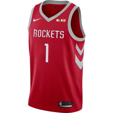 1 - Iman Shumpert Houston Rockets Icon Edition Swingman Jersey - Red