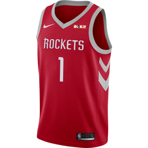 1 - Iman Shumpert Houston Rockets Icon Edition Swingman Jersey - Red