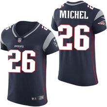 Load image into Gallery viewer, Nike Elite Vapor Sony Michel #26 Jersey-Navy