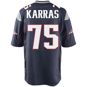 Nike Ted Karras #75 Game Jersey-Navy