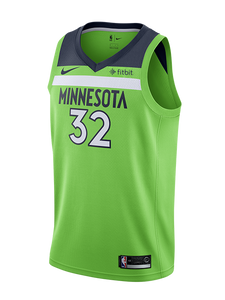 32 - Minnesota Timberwolves Karl-Anthony Towns Statement Swingman Jersey - Green