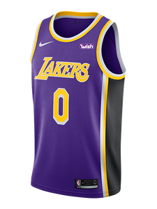 0 - Los Angeles Lakers Kyle Kuzma 2018-19 Statement Edition Swingman Jersey - Purple