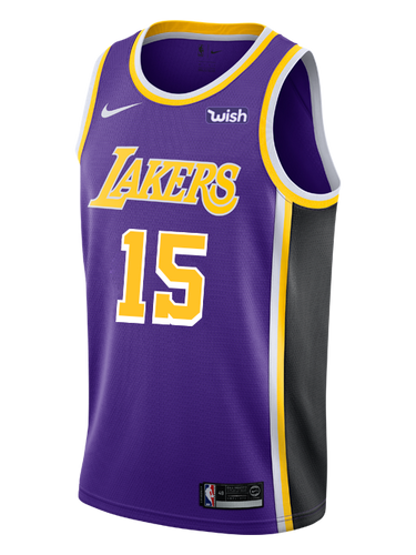 15 - Los Angeles Lakers Moritz Wagner Statement Edition Swingman Jersey - Purple