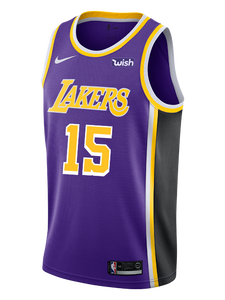 15 - Los Angeles Lakers Moritz Wagner Statement Edition Swingman Jersey - Purple