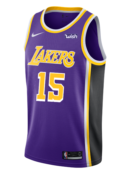 15 - Los Angeles Lakers Moritz Wagner Statement Edition Swingman Jersey - Purple