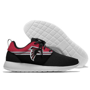 Men Atlanta Falcons Roshe Style Lightweight Running Shoes - Black And Red