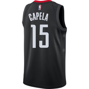 15 - Clint Capela Houston Rockets Statement Edition Swingman Jersey - Black