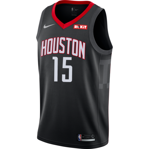 15 - Clint Capela Houston Rockets Statement Edition Swingman Jersey - Black
