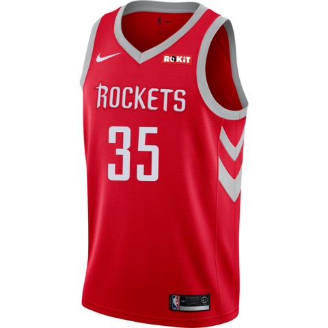 35 - Kenneth Faried Houston Rockets Icon Edition Swingman Jersey - Red