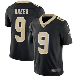 Men' Nike Drew Brees Black New Orleans Saints Vapor Untouchable Limited Player Jersey