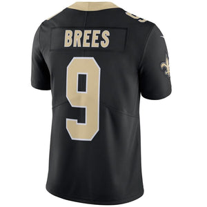 Men' Nike Drew Brees Black New Orleans Saints Vapor Untouchable Limited Player Jersey