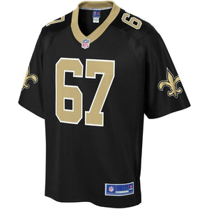 Men' NFL Pro Line Larry Warford Black New Orleans Saints Player Jersey