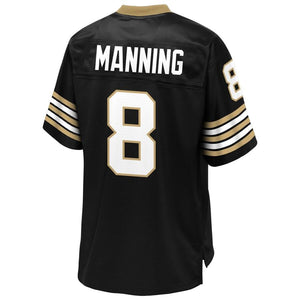 Men' NFL Pro Line Archie Manning Black New Orleans Saints Retired Player Replica Jersey