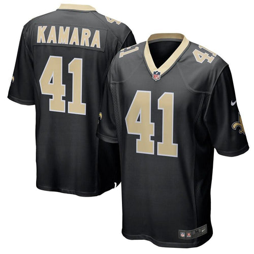 Men' Nike Alvin Kamara Black New Orleans Saints Game Jersey