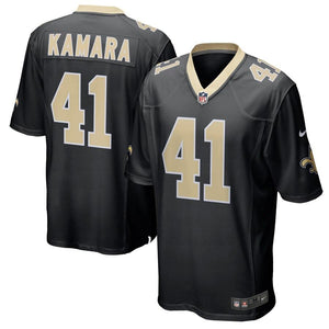 Men' Nike Alvin Kamara Black New Orleans Saints Game Jersey