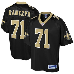 Men' NFL Pro Line Ryan Ramczyk Black New Orleans Saints Player Jersey