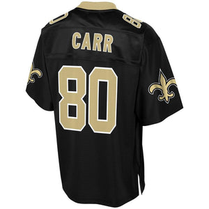 Men' NFL Pro Line Austin Carr Black New Orleans Saints Team Color Player Jersey