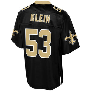 Men' NFL Pro Line A.J. Klein Black New Orleans Saints Team Color Player Jersey