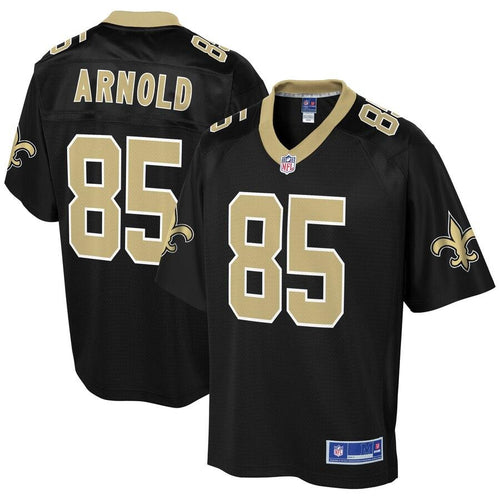 Men' NFL Pro Line Dan Arnold Black New Orleans Saints Team Color Player Jersey