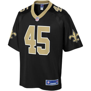 Men' NFL Pro Line Garrett Griffin Black New Orleans Saints Team Color Player Jersey