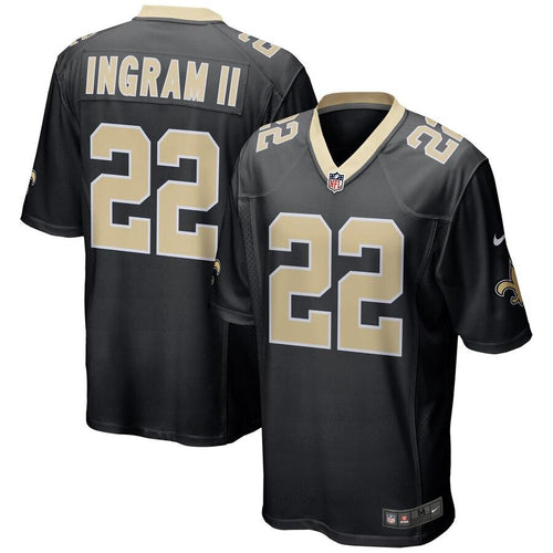 Men' Nike Mark Ingram Black New Orleans Saints Team Color Game Jersey