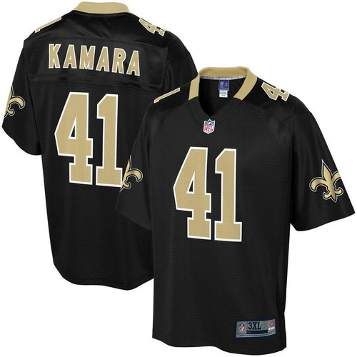 Men' NFL Pro Line Alvin Kamara Black New Orleans Saints Big & Tall Player Jersey