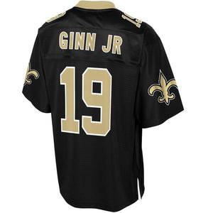 Men' NFL Pro Line Ted Ginn Jr Black New Orleans Saints Big & Tall Player Jersey
