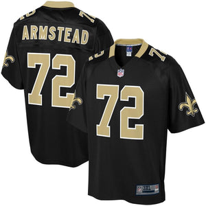 Men' NFL Pro Line Terron Armstead Black New Orleans Saints Big & Tall Player Jersey
